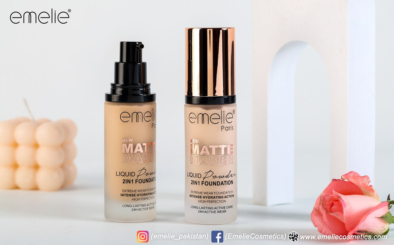 Matte Maker Liquid Powder 2-in-1 Foundation - 24H Long-Wear