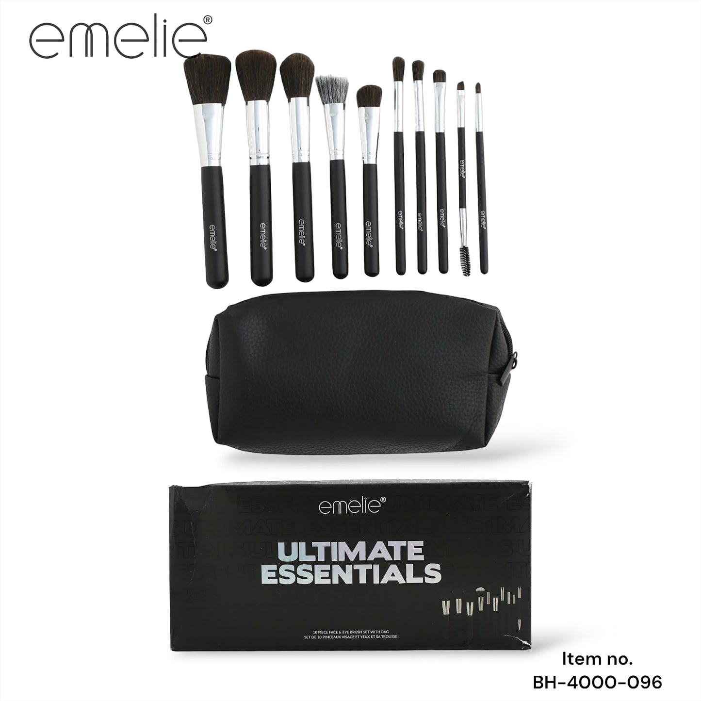 Ultimate Essentials Brush Set with Bag