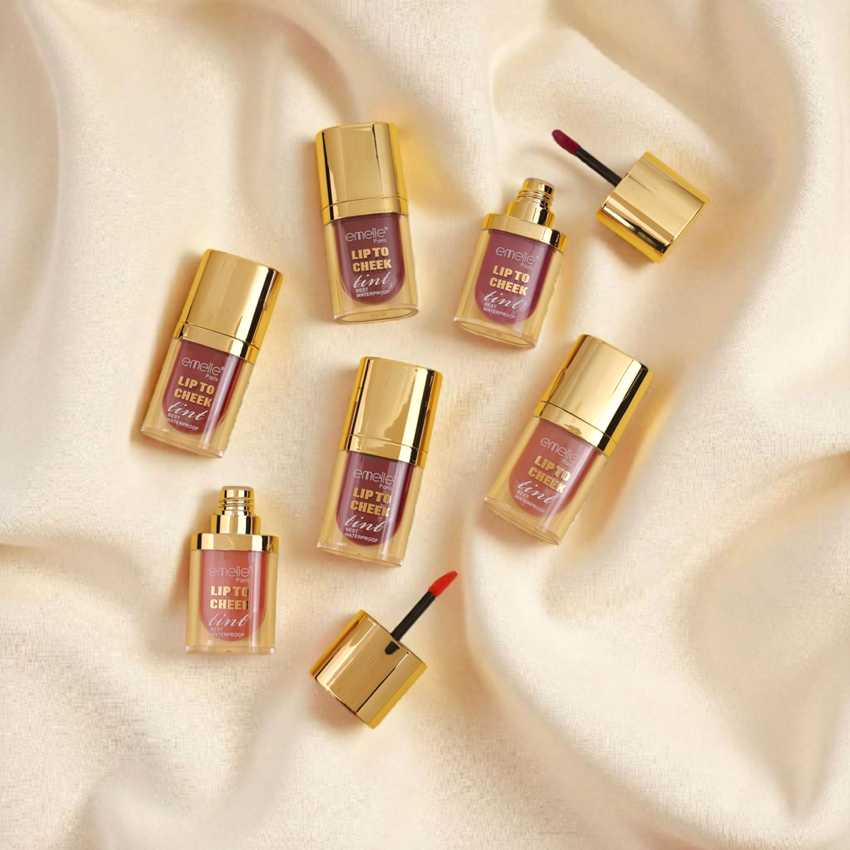 Lip to Cheek Tint - Best Waterproof Multi-Use Lip & Blush Stain