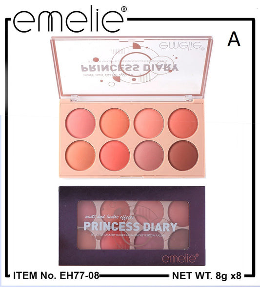 Princess Diary 8 Color Blusher/Eyeshadow
