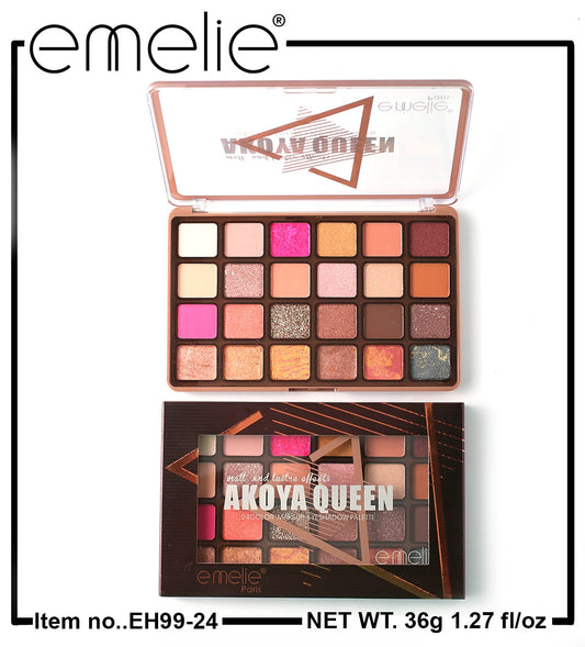 AKOYA Queen 24 Color Eyeshadow Pallete