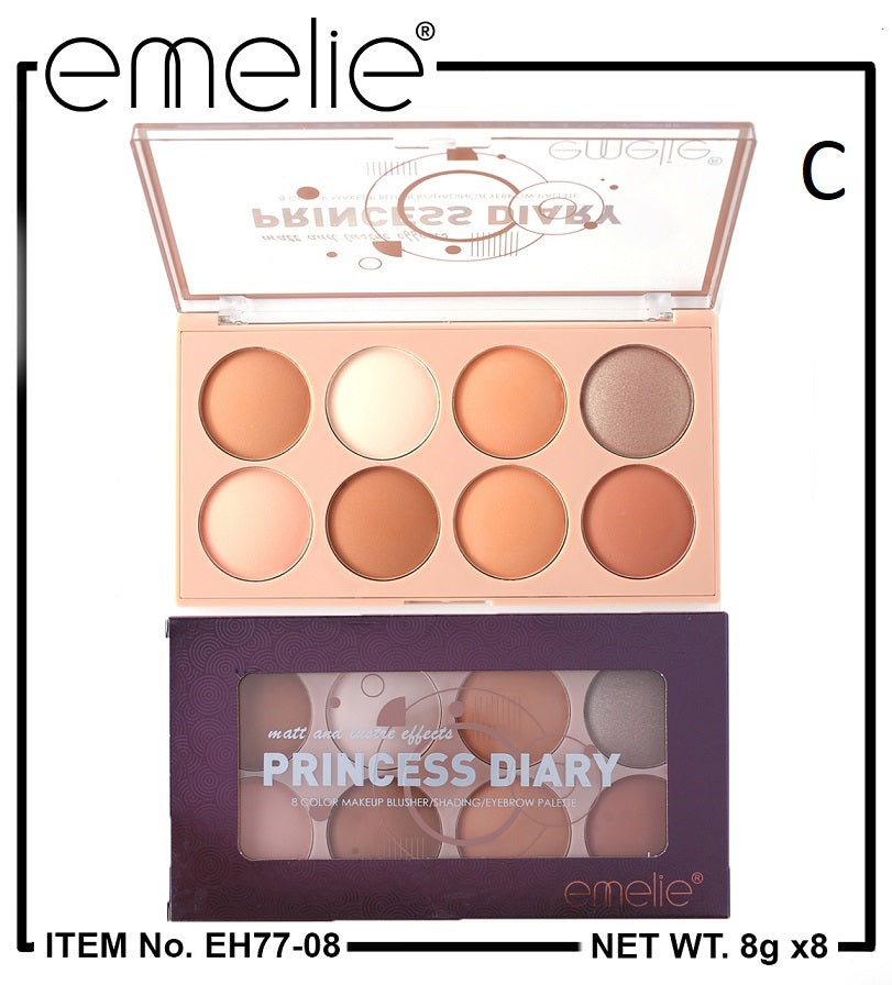 Princess Diary 8 Color Blusher/Eyeshadow
