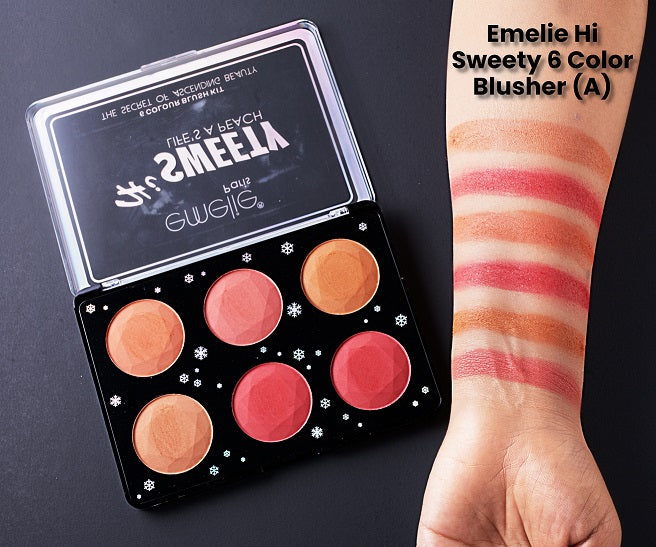 Hi Sweety 6 Color Blush Kit