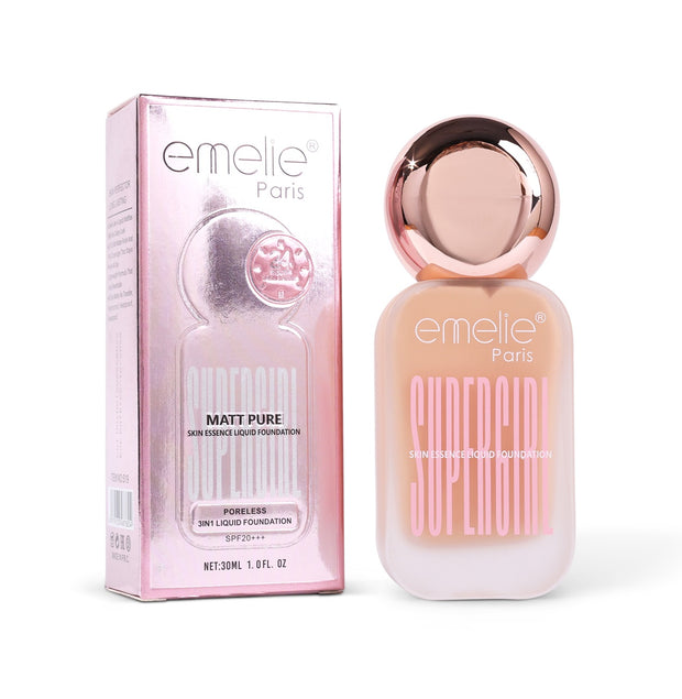 emelie® Paris Matt Pure Skin Essence Liquid Foundation SPF20+++