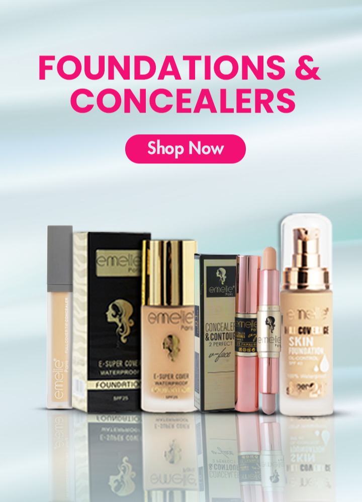 Foundation & Concealers - Emelie Cosmetics