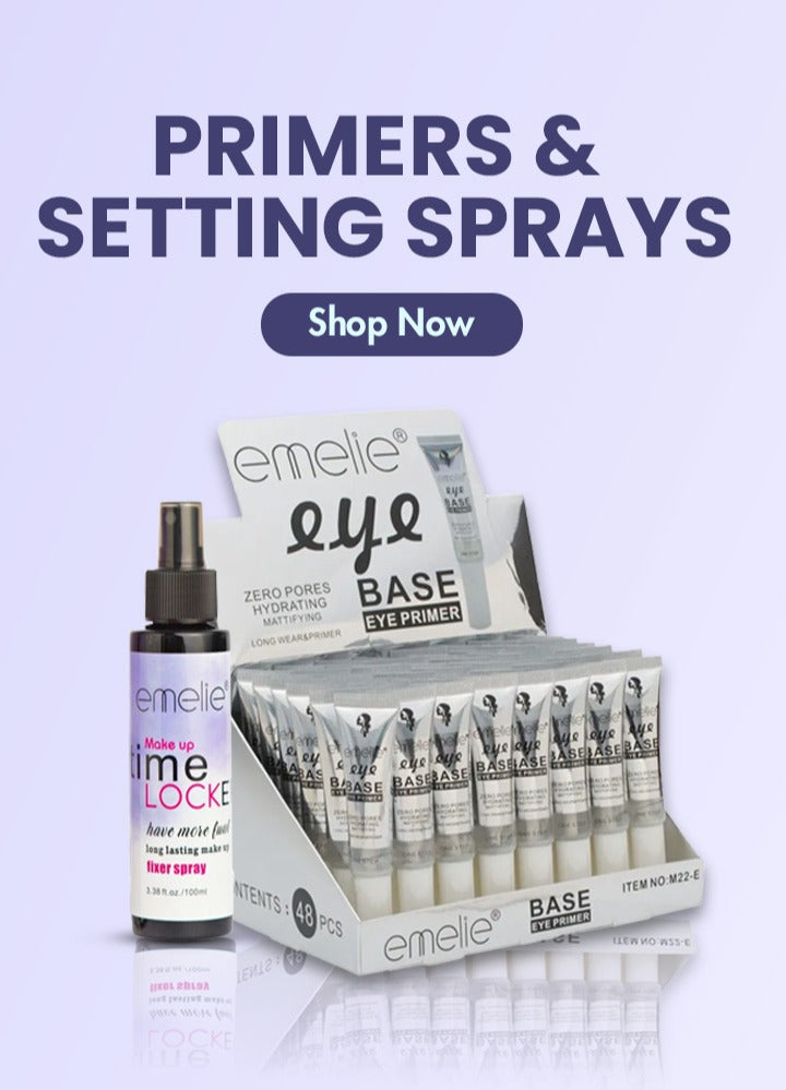 Primers & Setting Sprays - Emelie Cosmetics
