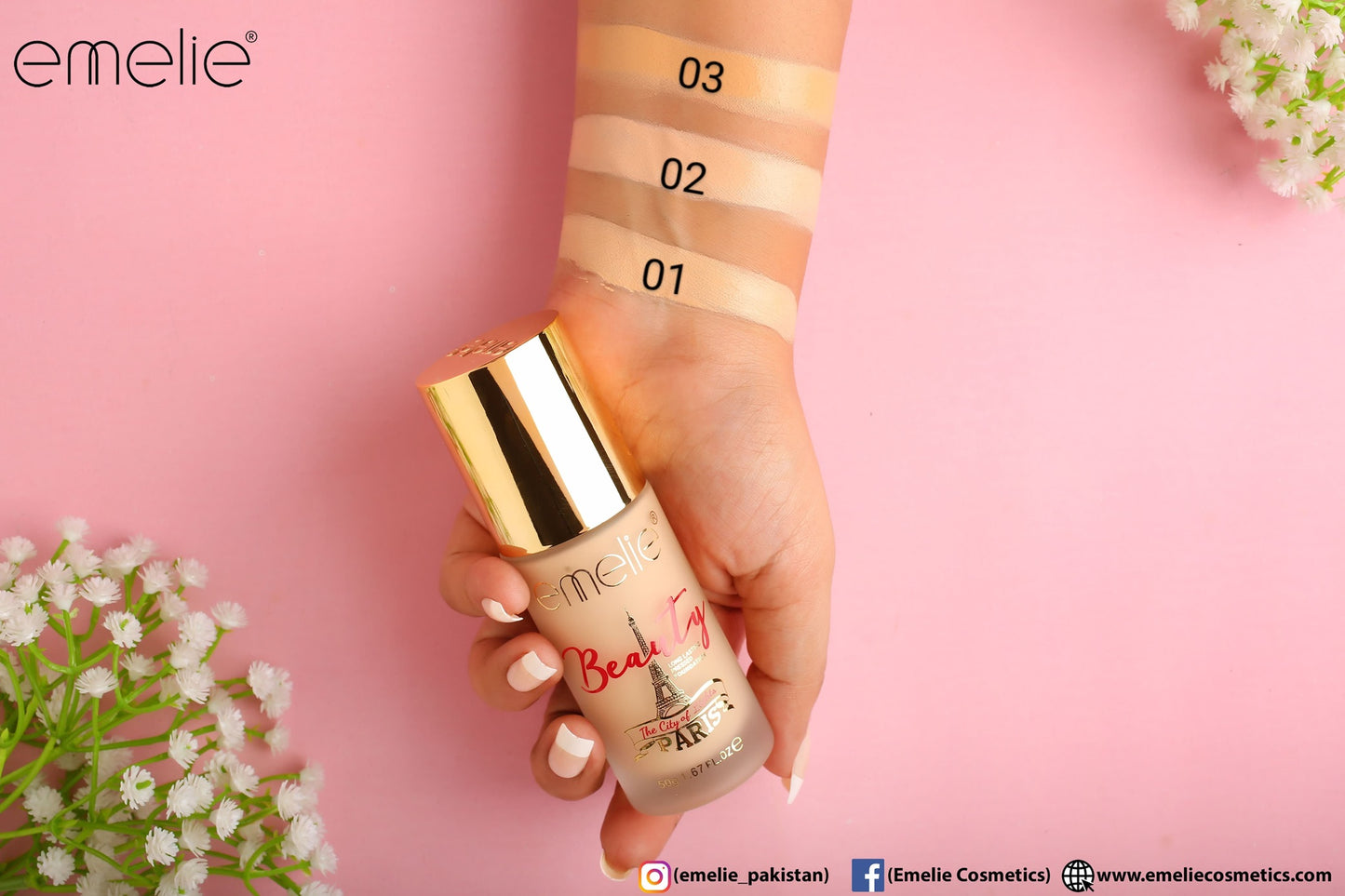 Emelie Beauty Pressed Foundation