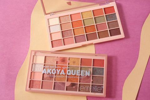 AKOYA Queen 24 Color Glitter Eyeshadow Pallete