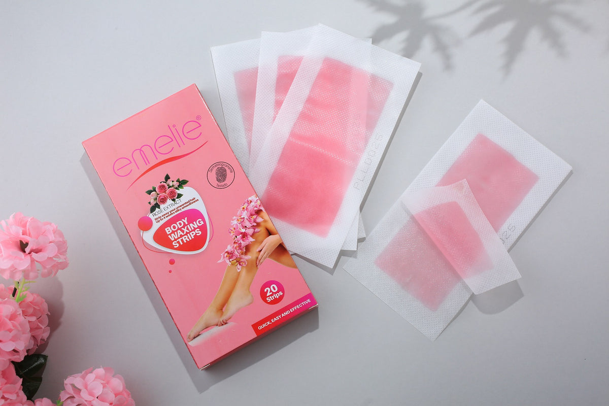 Extractor Cosmetic Rose Extract Body Waxing Strips – Emelie Cosmetics