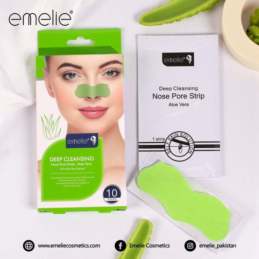 Deep Cleansing Nose Pore Strips - with Aloe Vera Extracts