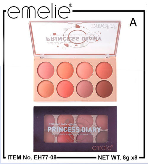 Princess Diary 8 Color Blusher/Eyeshadow
