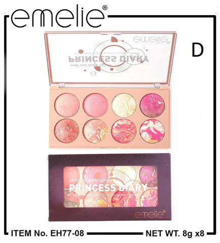 Princess Diary 8 Color Blusher/Eyeshadow
