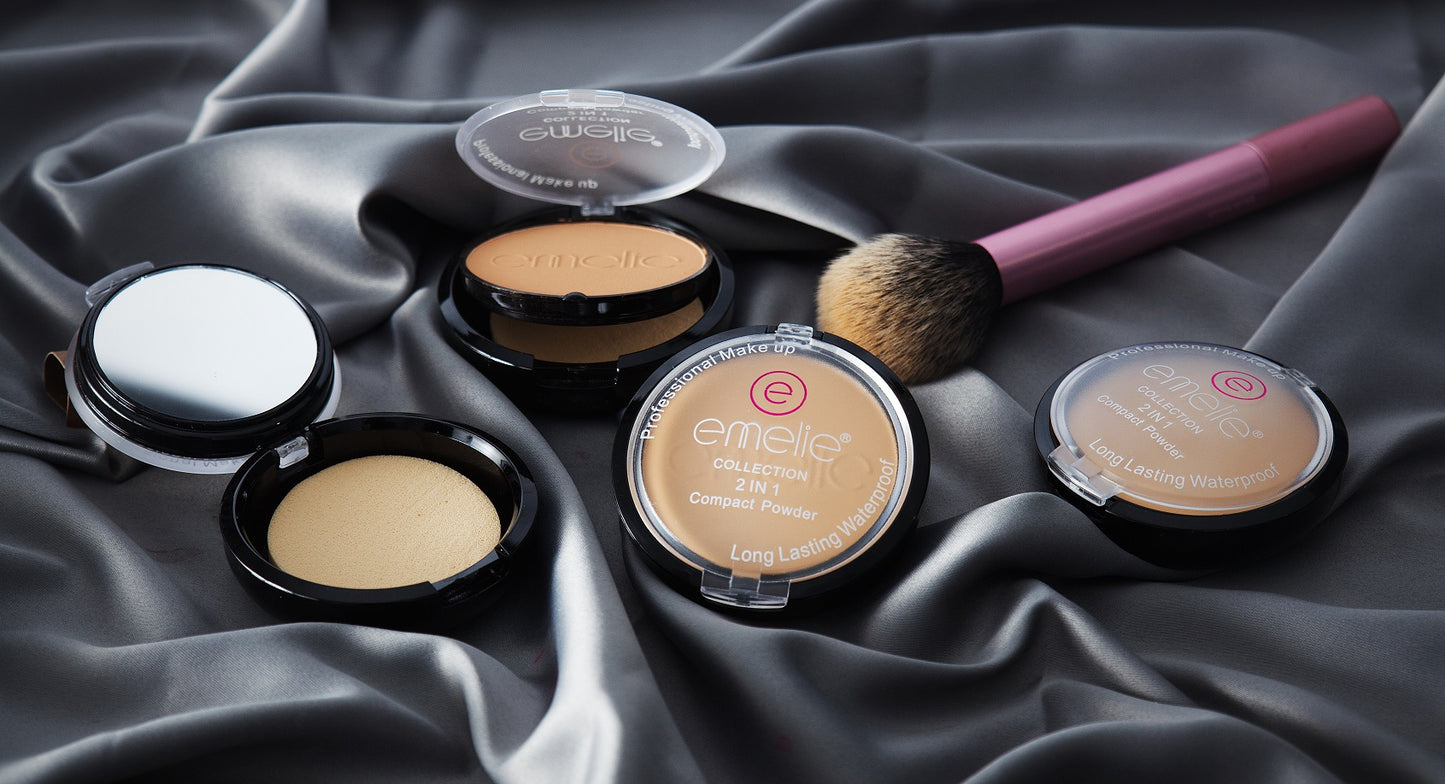 2 in 1 Compact Powder – Emelie Cosmetics