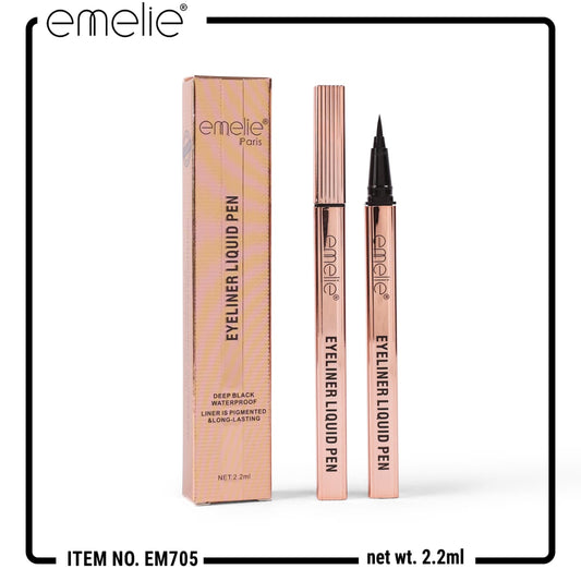 Eyeliner Liquid Pen - Deep Black Waterproof, 24H Smudge-Proof
