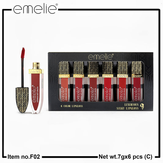 Emelie Silky Lip Gloss (6pc Set)