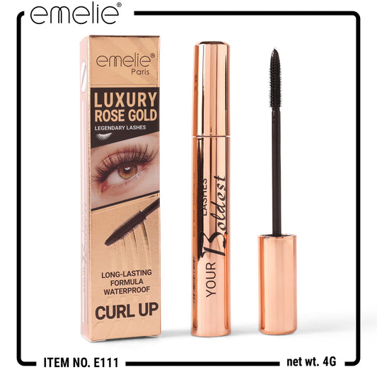 emelie® Paris Luxury Rose Gold Legendary Lashes Mascara