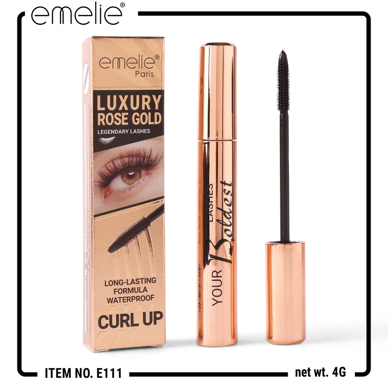 emelie® Paris Luxury Rose Gold Legendary Lashes Mascara