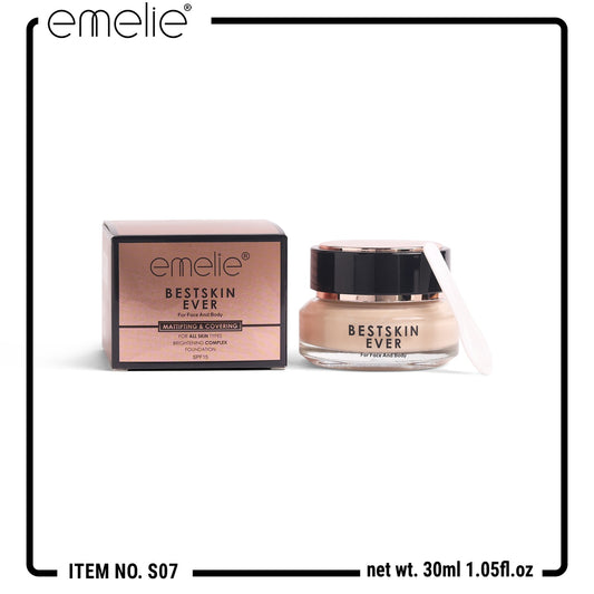BESTSKIN EVER Brightening Complex Foundation SPF15 – For Face & Body, Matte, Waterproof