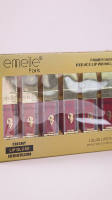 emelie® Paris Creamy Lip Gloss - Color Revolution Liquid Lipstick